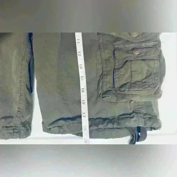 Women’s Army Green Cargo Shorts, Four Steeds, Size 10 - Picture 6 of 13